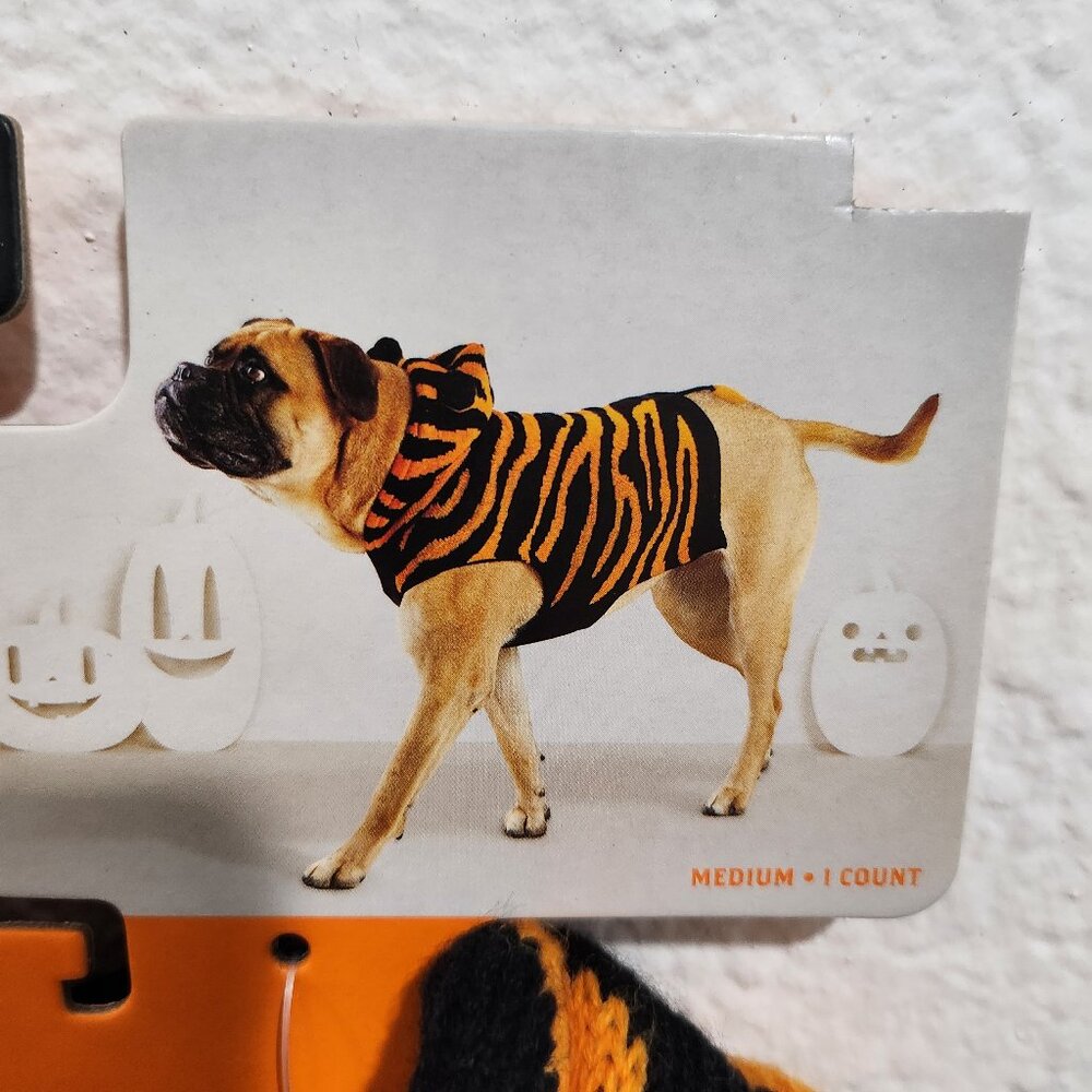Pet Tiger Costume Size Medium